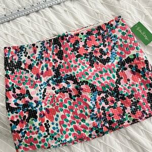 Lilly Pulitzer Vibrant Sequin Mini Skirt